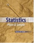 Statistics Plain & Simple first edition cover